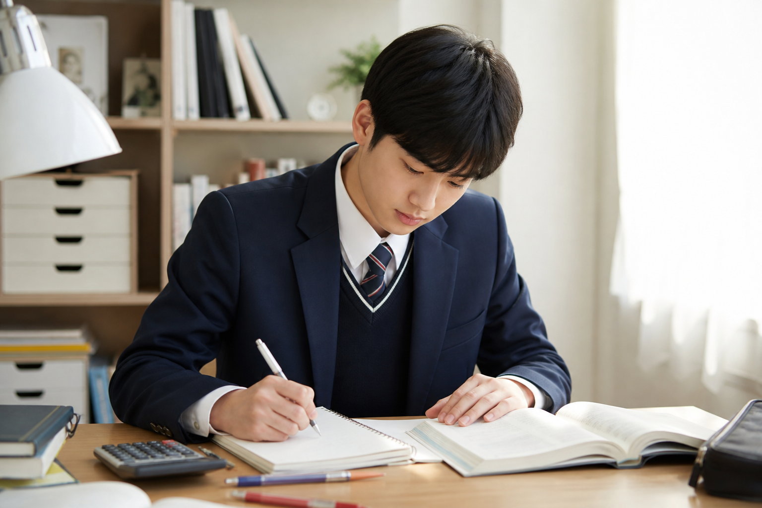 방문과 화상 수업을 선택하는 이미지